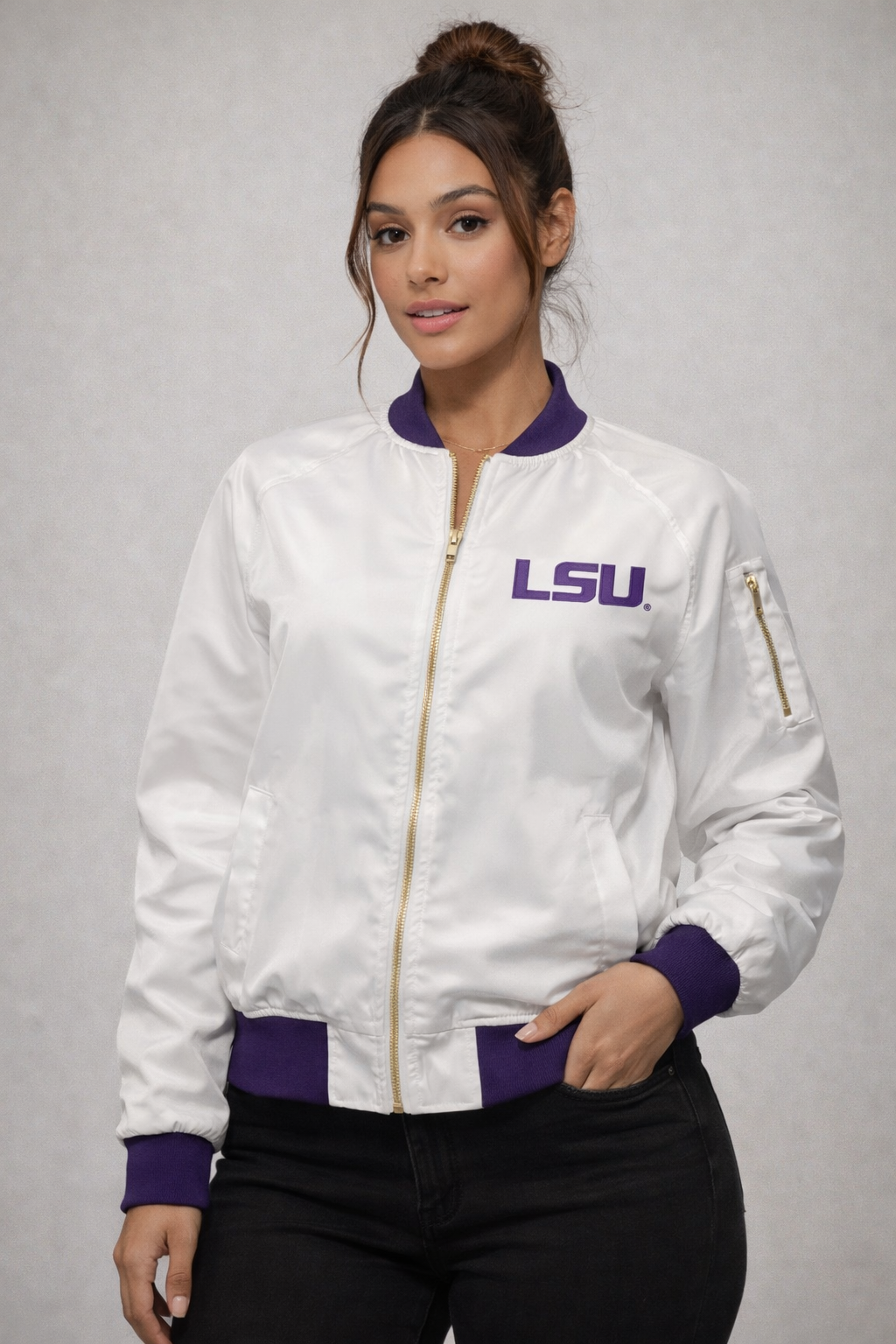 The Crowning Era - LSU Gymnastics Bomber Jacket