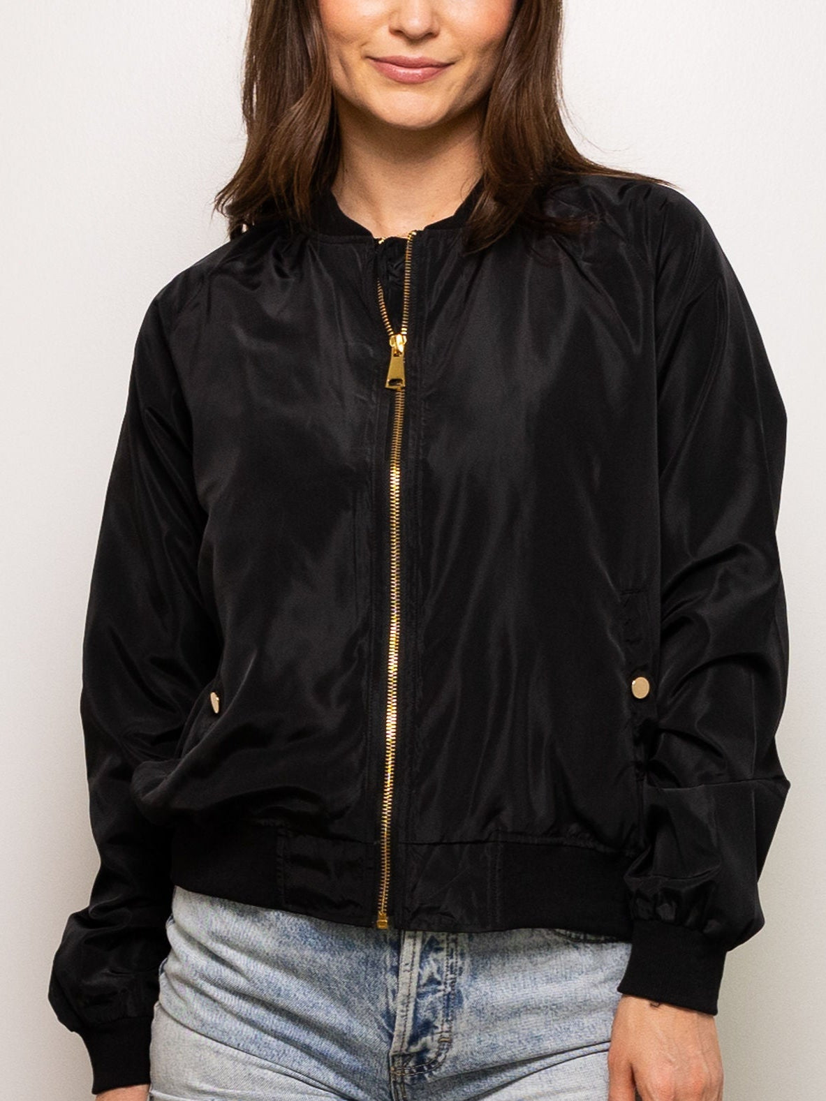 Black Tiger Head Bomber Jacket