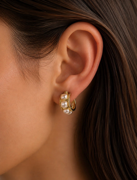 Josie Pearl Hoops