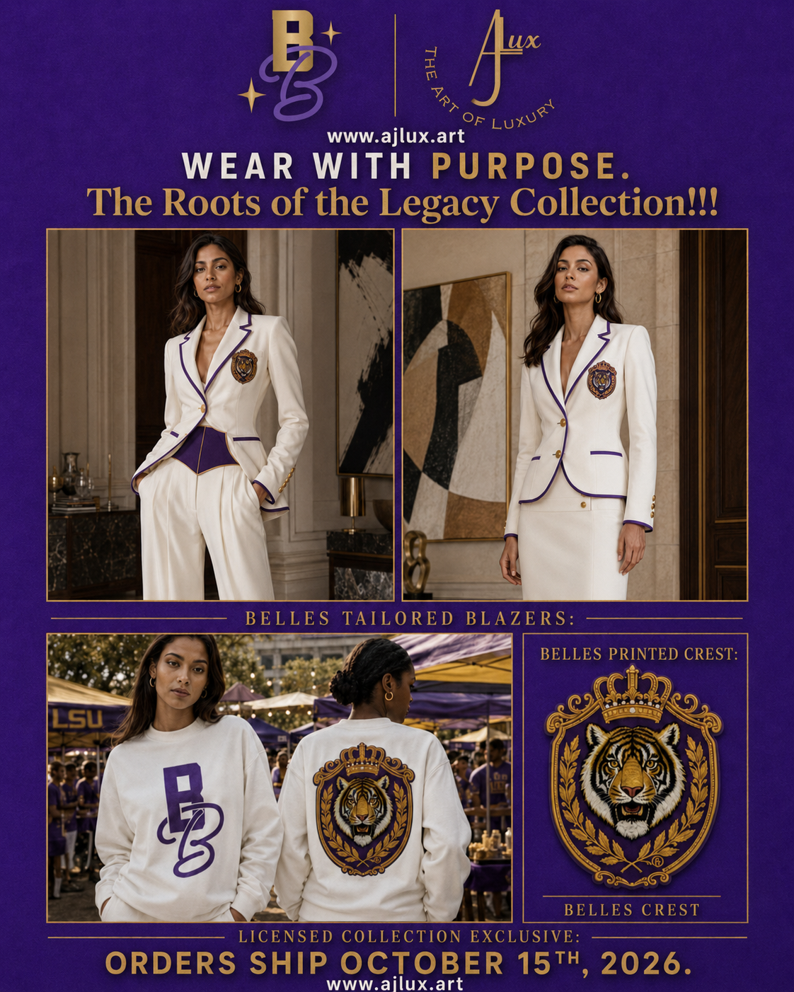 The Roots of The Legacy Custom Blazer (Licensed LSU)