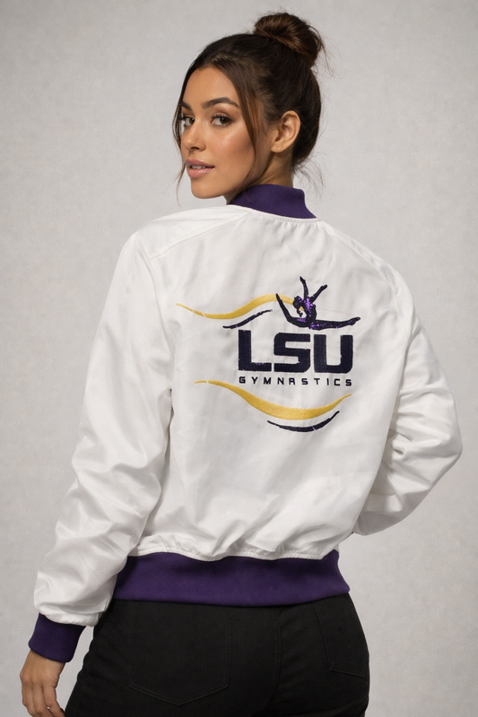 The Crowning Era - LSU Gymnastics Bomber Jacket