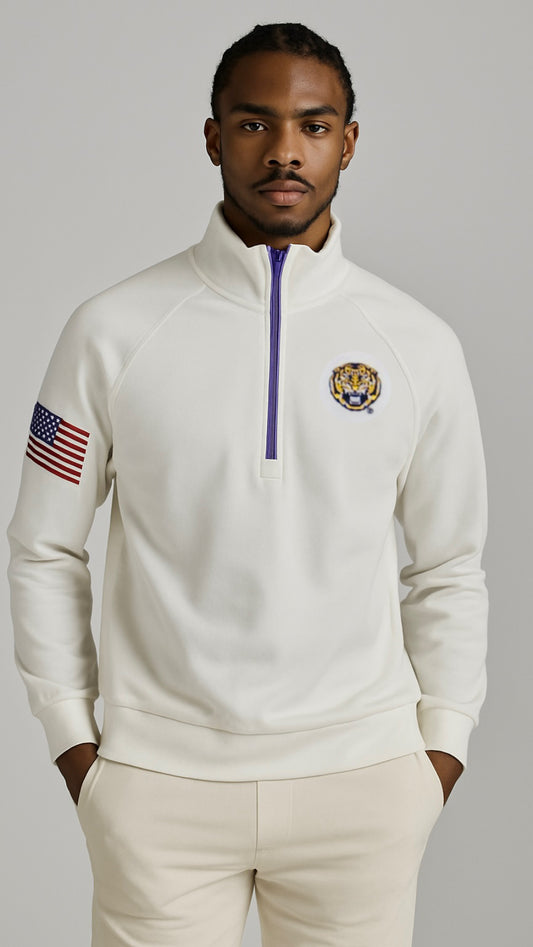 Legacy Quarter Zip Tiger Sweatshirt