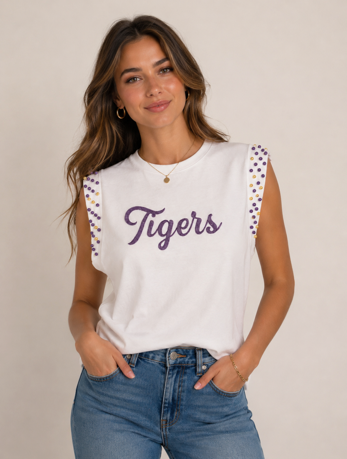 Tigers Pearl Flutter Sleeve