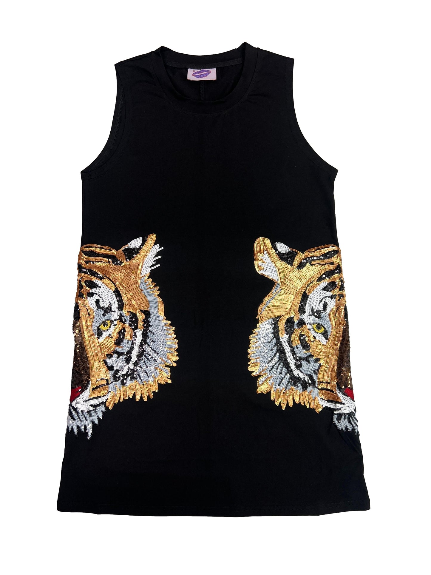 Tiger Head Tank - Black
