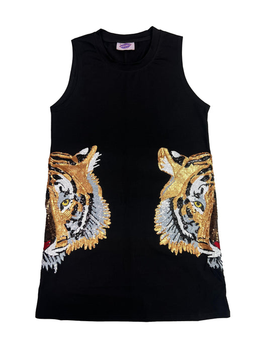 Tiger Head Tank - Black