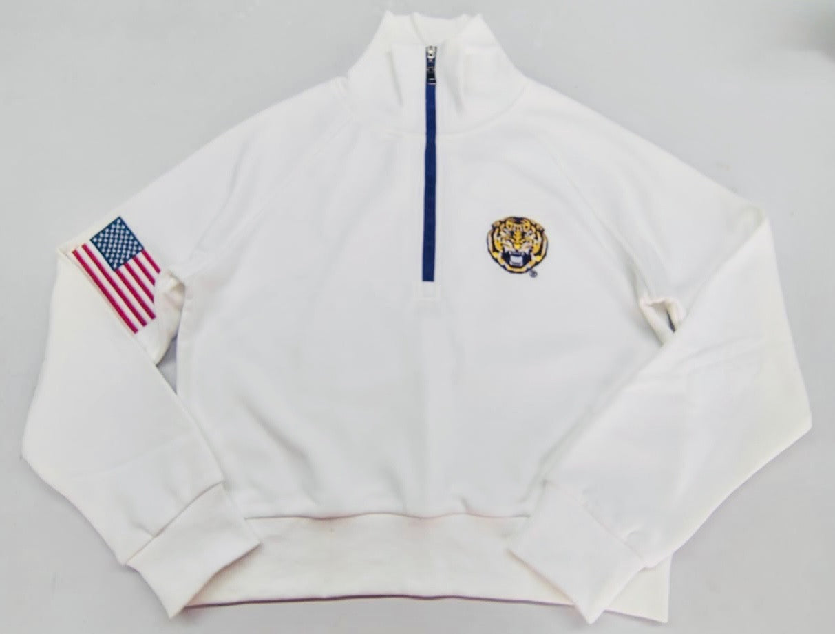 Legacy Quarter Zip Tiger Sweatshirt
